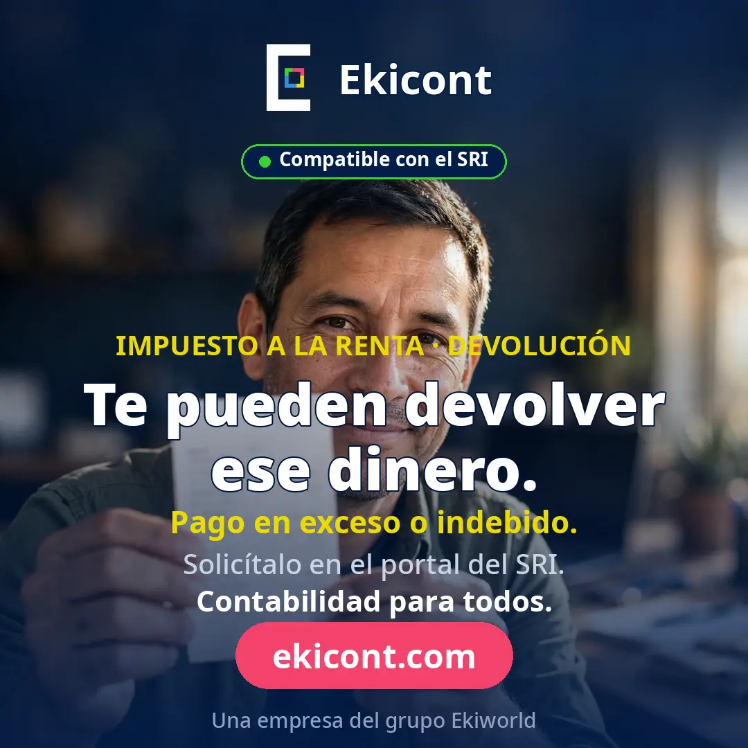 ¿Pagaste impuestos de más? Solicita la devolución en el portal del SRI.